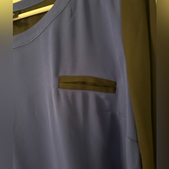 Blue and Black Blouse - Picture 2 of 3